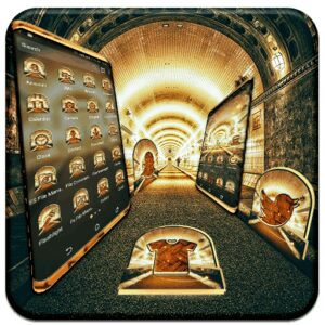 دریافت Tunnel Lights Launcher Theme