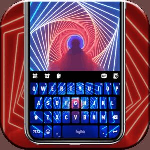 فیلتر شکن قوی با لینک مستقیم اندروید Neon Tunnel Live Keyboard Back
